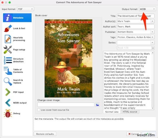 How to Convert a PDF File to an EPUB File