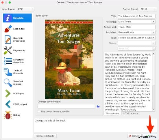 How to Convert a PDF File to an EPUB File