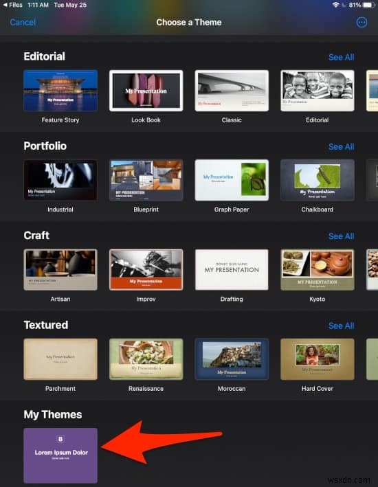 How to Import Presentations to Keynote on an iPad