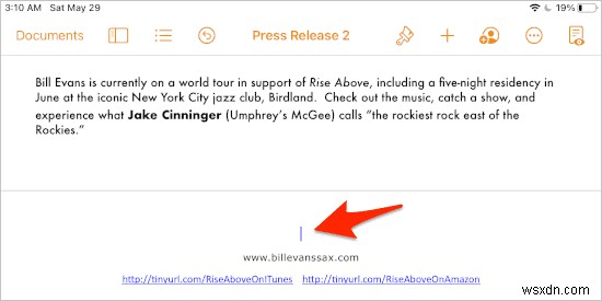 How to Insert an Image into a Document with the Pages App