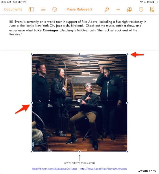 How to Insert an Image into a Document with the Pages App