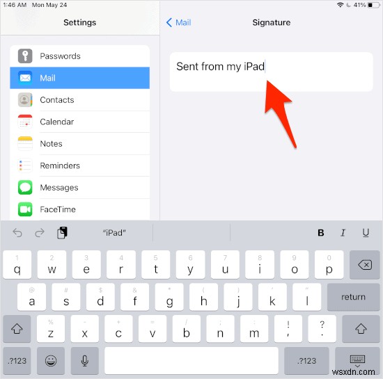 How to Remove the “Sent from my iPad” Signature From Email on an iPad