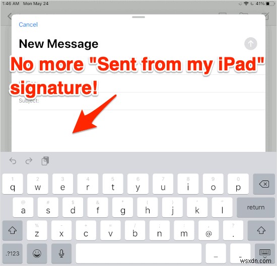 How to Remove the “Sent from my iPad” Signature From Email on an iPad