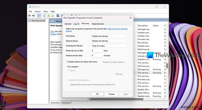 Print Spooler Service keeps stopping automatically in Windows 11/10