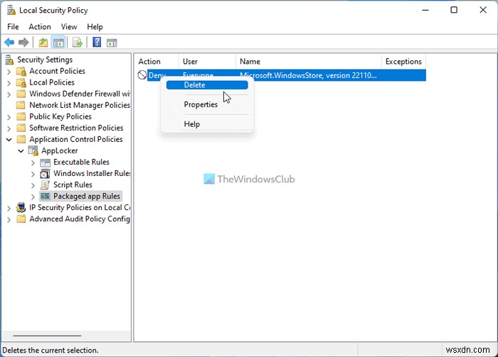 Microsoft Store blocked by administrator in Windows 11