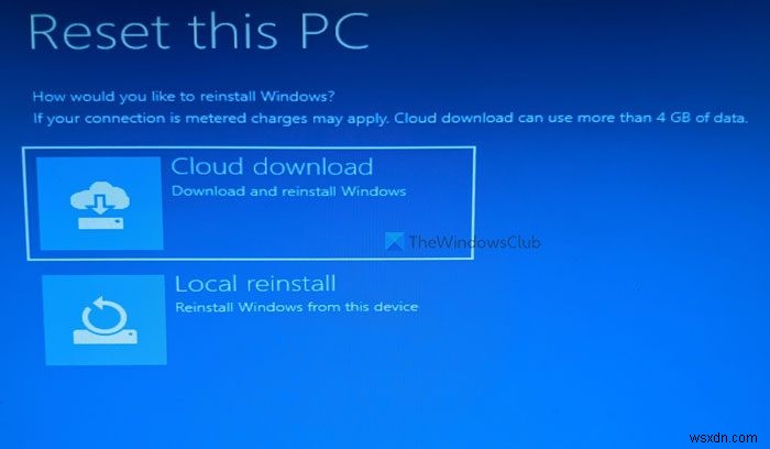 Reset Windows 11 using Advanced Startup Options when PC won’t boot