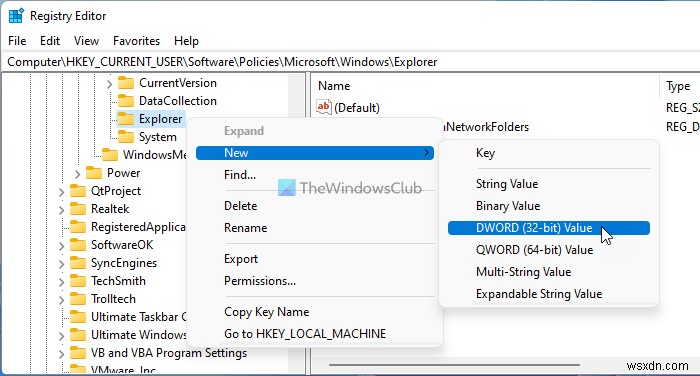 How to disable Windows Thumbs.db files from being created