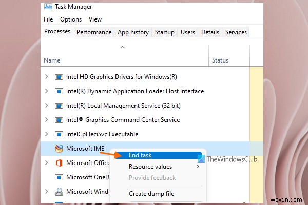 Fix Microsoft Language IME high CPU usage on Windows 11/10