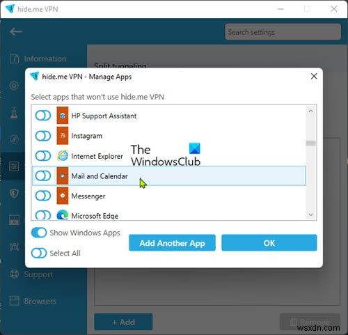 Cannot send Email when connected to VPN