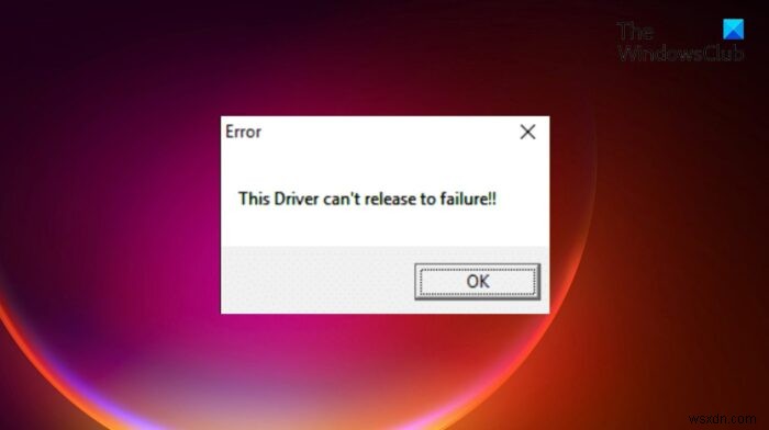 Fix The Driver can’t release to failure GIGABYTE error