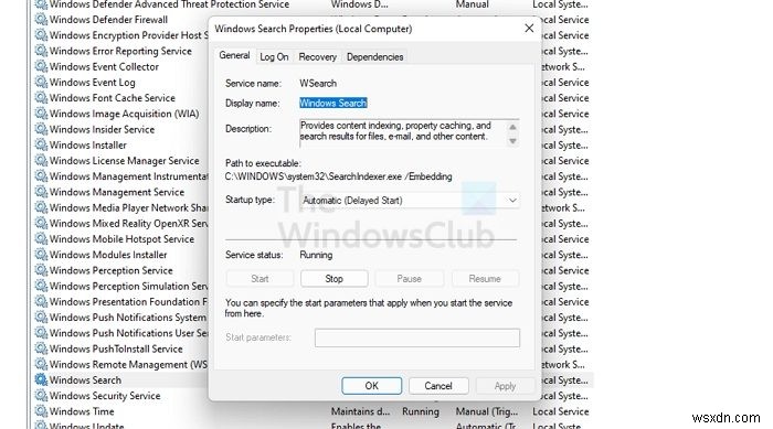 Search Indexing has been temporarily paused in Windows 11/10