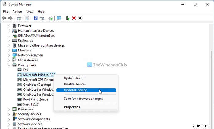 Print to PDF is missing in Windows 11/10 
