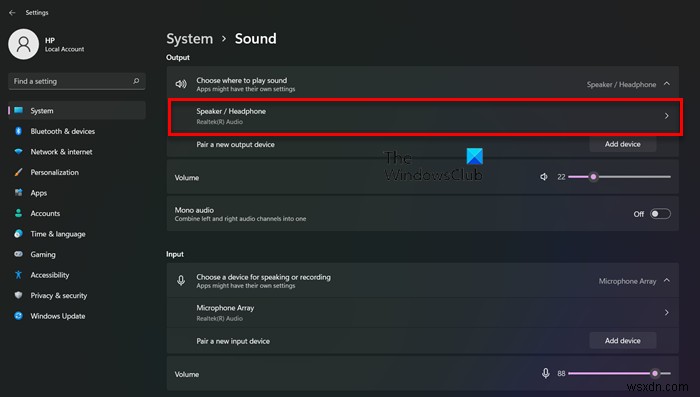 How to change Sound Settings on Windows 11 to get better Audio