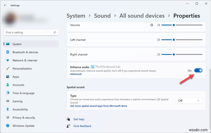 How to change Sound Settings on Windows 11 to get better Audio