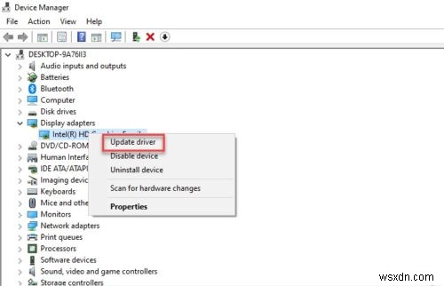 The NVIDIA OpenGL driver detected a problem with the display driver