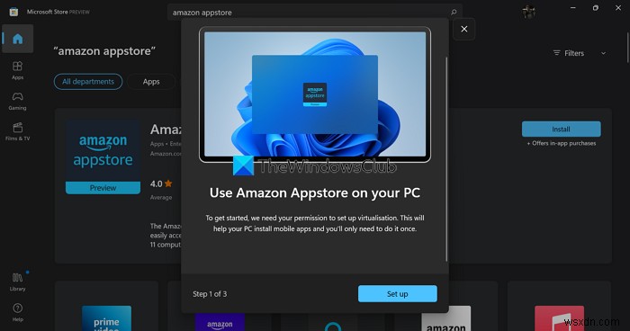 How to use Amazon Appstore on Windows 11