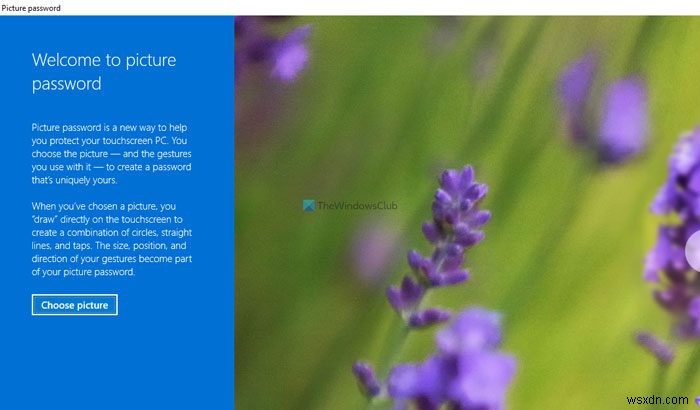 How to Create and Set Up Picture Password or PIN in Windows 11/10