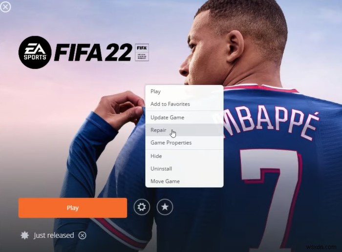 There is a problem with your game’s setup in FIFA 22 or FIFA 21