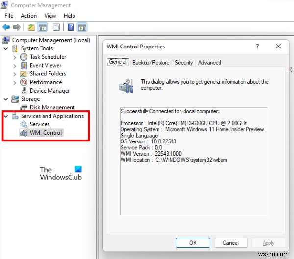 WMI Repository reset failed, Error 0x80070005, 0x8007041B, 0x80041003