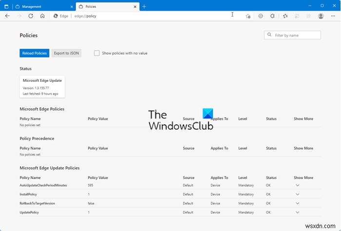 Your browser is managed by your organization says Microsoft Edge browser