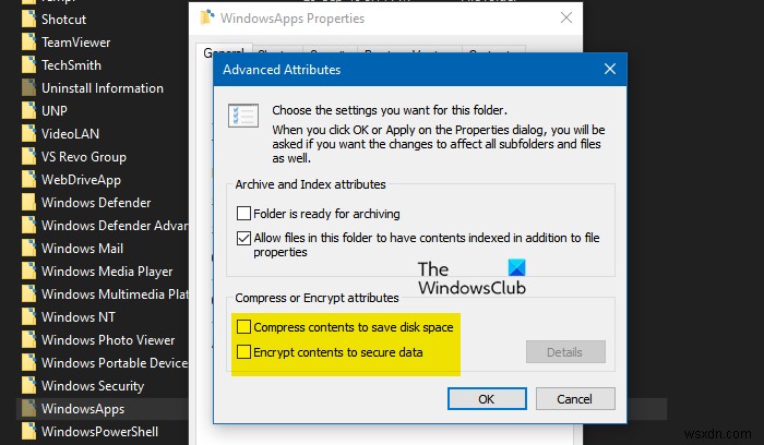 Fix We couldn’t move error 0x80073d0b on Windows PC