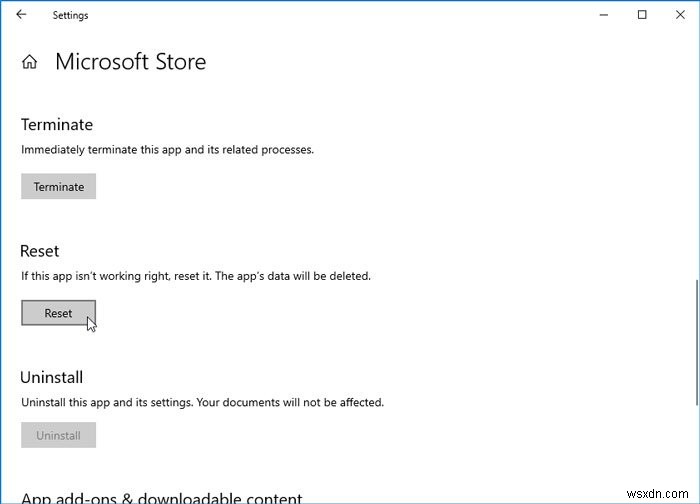 This app has been blocked due to Company Policy error in Microsoft Store