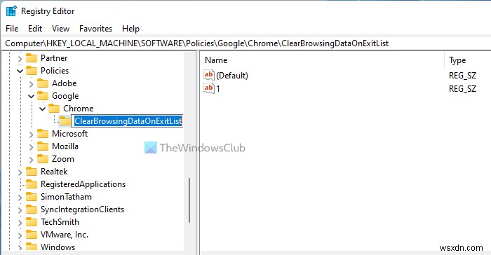 How to automatically clear Chrome browsing data on exit
