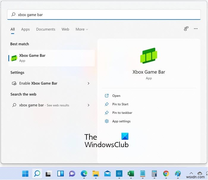 How to use the Xbox Game Bar in Windows 11