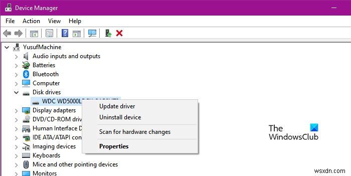 DISKPART error, The request could not be performed because of an IO device error