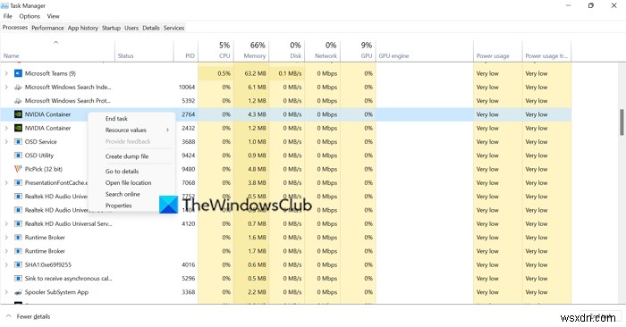 Fix NVIDIA Container high Disk, GPU, Memory usage on Windows 11/10
