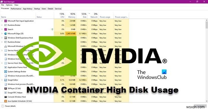 Fix NVIDIA Container high Disk, GPU, Memory usage on Windows 11/10
