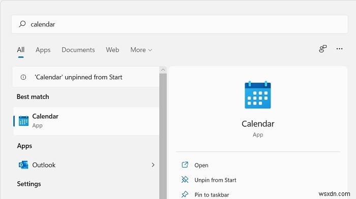 How to use Calendar App in Windows 11 PC