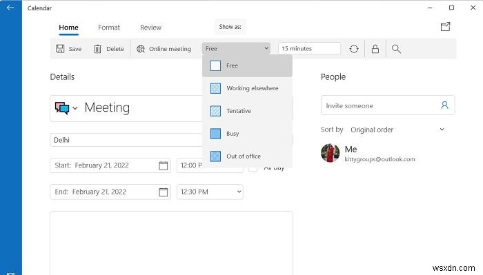 How to use Calendar App in Windows 11 PC
