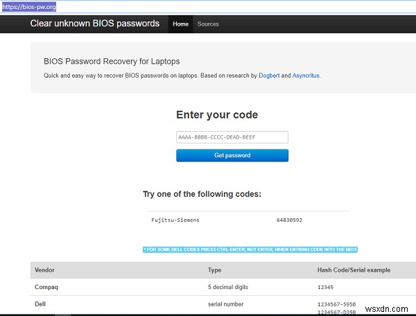 How to recover or reset a BIOS or UEFI Password for Windows computers
