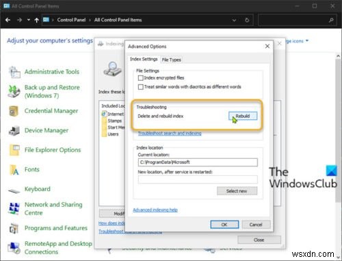Microsoft Windows Search Protocol Host has stopped working