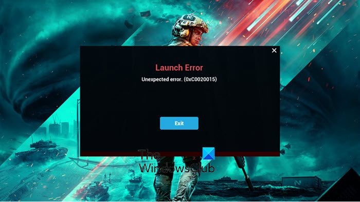Fix Battlefield 2042 Launch Error 0xC0020015