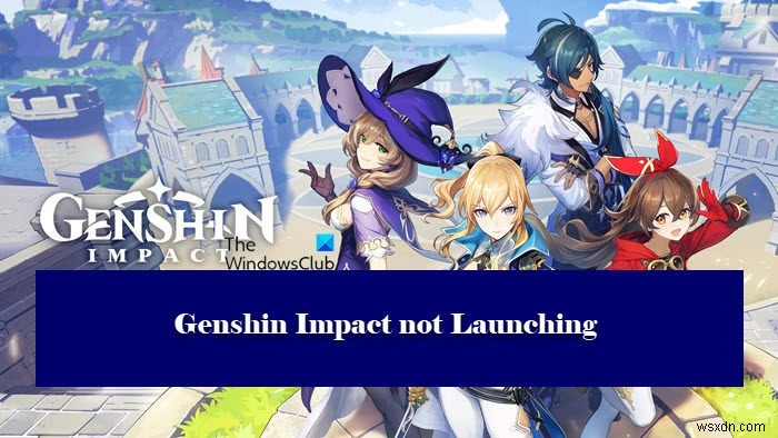 Genshin Impact not launching on Windows 11