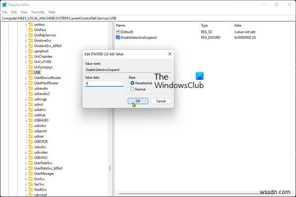 Selective Suspend causes USB devices on USB hub to stop functioning