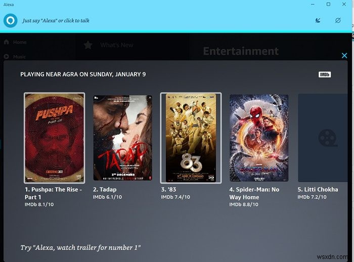 Things you can do with Alexa on Windows PC