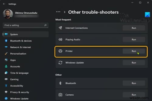 Printer driver was not installed – Element not found