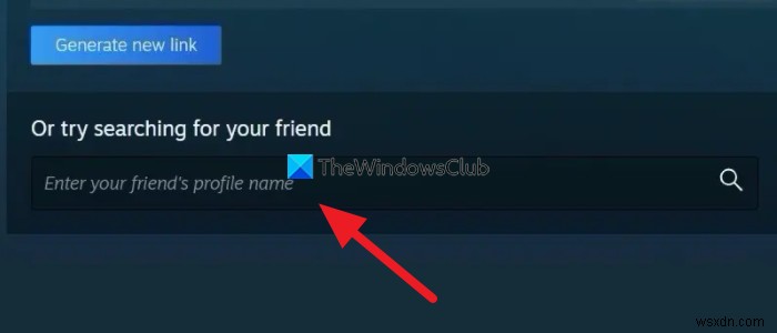 How to search for users on Steam