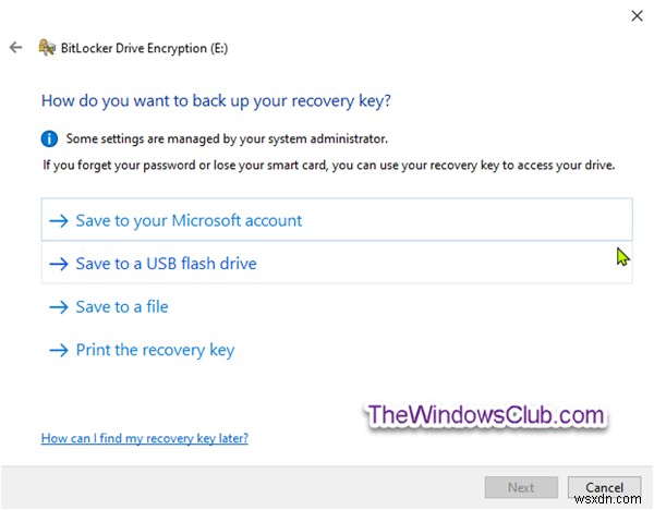 How to Enable or Disable BitLocker for encrypted Data Drives in Windows 11/10