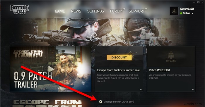 Fix Escape from Tarkov Server Connection Lost error