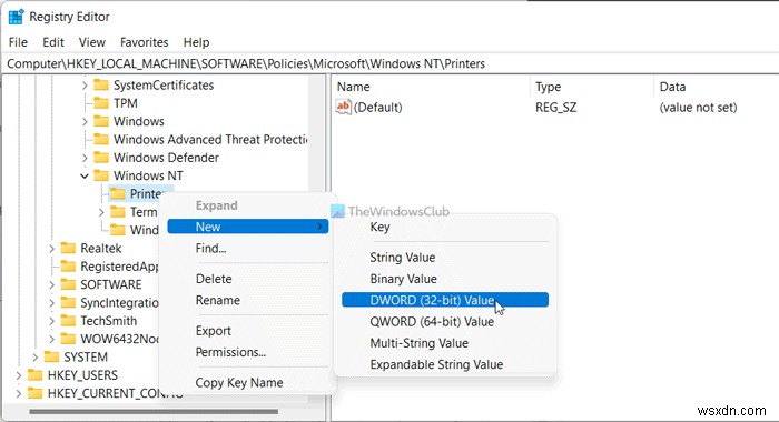 How to turn on or off Internet Printing in Windows 11/10