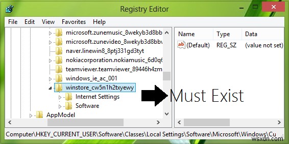 The Remote Procedure Call Failed error for Windows Store apps