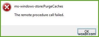 The Remote Procedure Call Failed error for Windows Store apps