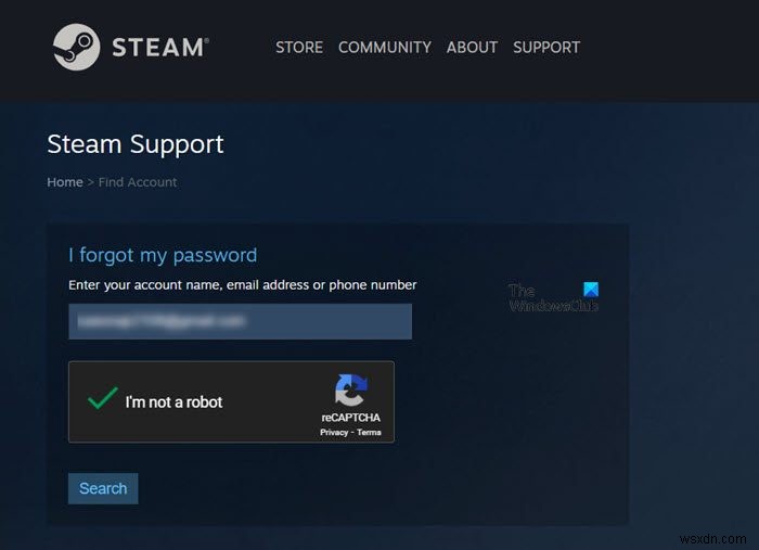 How to Reset Steam password and Recover Steam account
