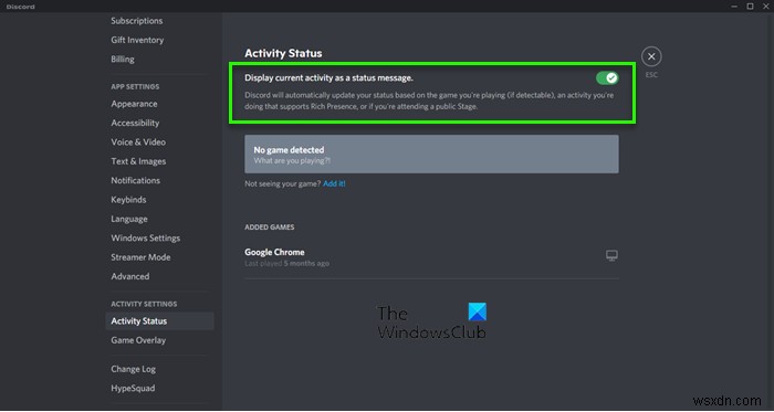 Discord Game Detection not working [Fixed]