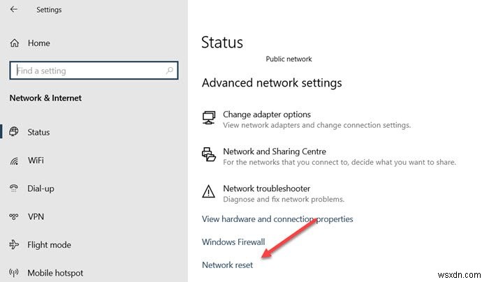 Network and Sharing Center not opening in Windows 11/10
