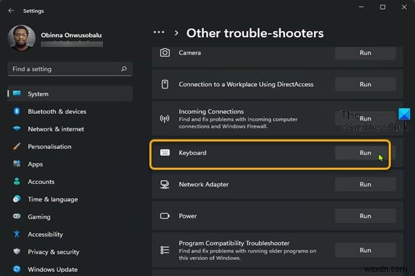 Esc key not working in Windows 11/10
